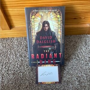 The Radiant King, signed bookplate